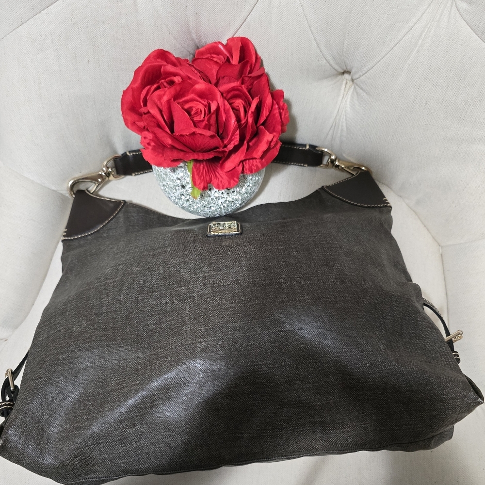 Dooney & Bourke Hobo With Authentication Euc! - image 3